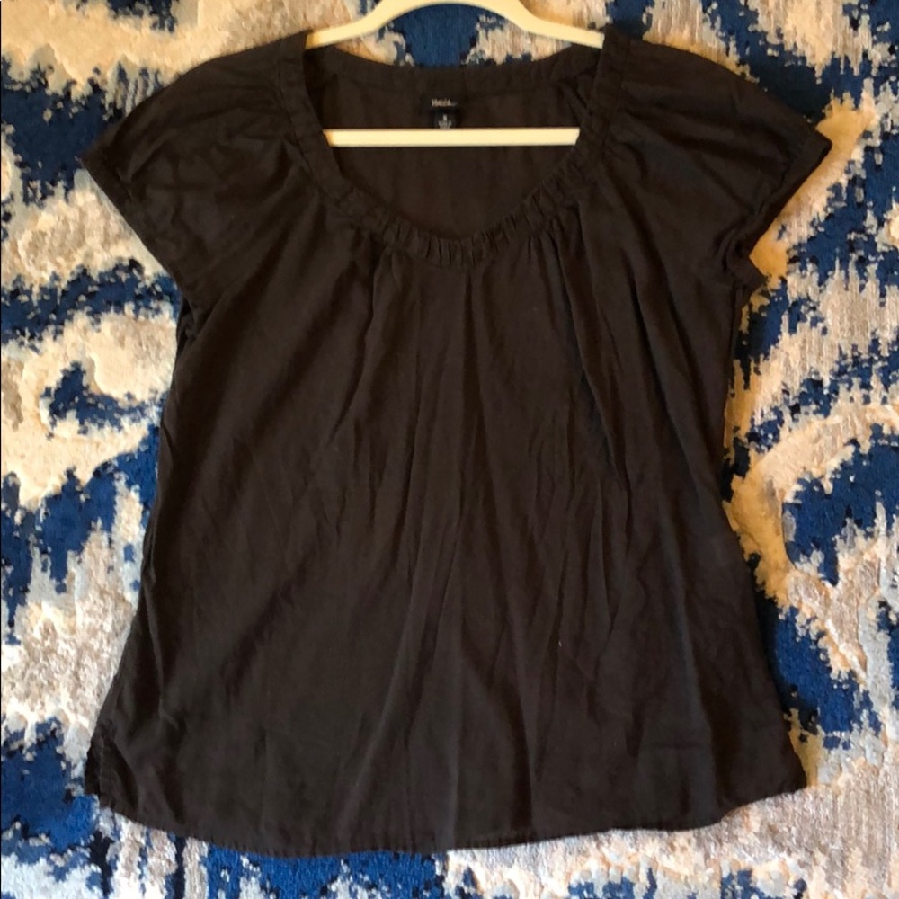 Sheer brown dressy top